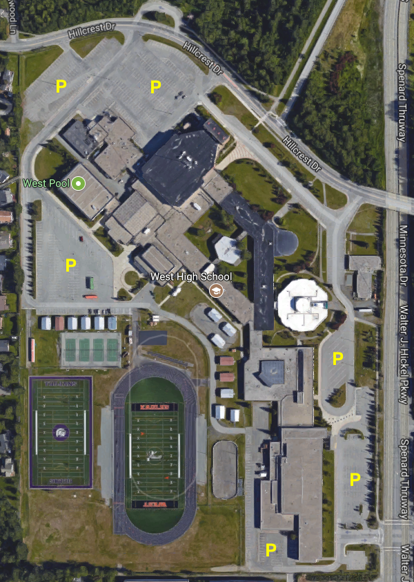 West High Google Map 